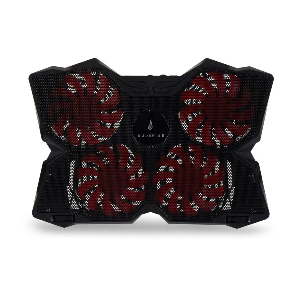 SUREFIRE Bora Gaming Laptop Cooling Pad, Red