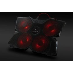 SUREFIRE Bora Gaming Laptop Cooling Pad, Red