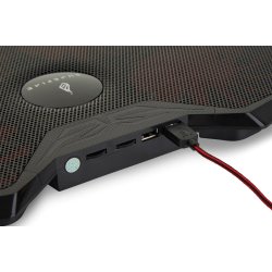 SUREFIRE Bora Gaming Laptop Cooling Pad, Red