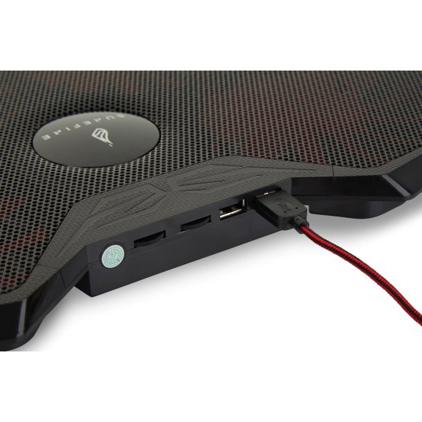 SUREFIRE Bora Gaming Laptop Cooling Pad, Red
