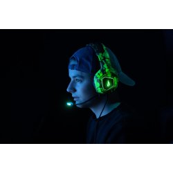 SUREFIRE Skirmish Gaming Headset, Green/Black