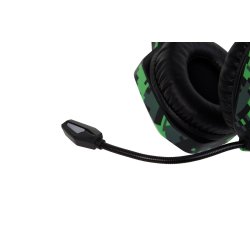 SUREFIRE Skirmish Gaming Headset, Green/Black
