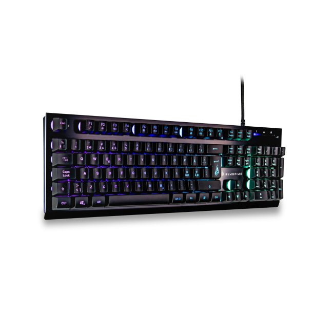 SUREFIRE KingPin X2 Metal Gaming RGB Keyboard QWERTY Nordic