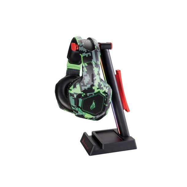 SUREFIRE Vinson N1 Dual Gaming RGB Headset Stand, Black