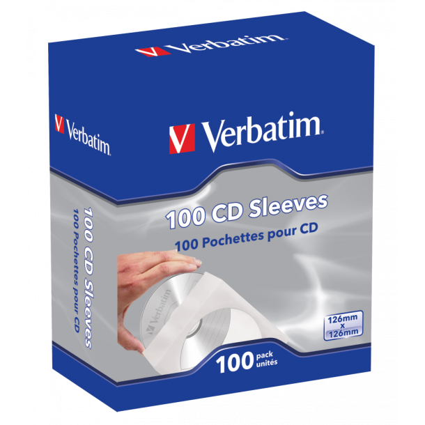CD Paper Sleeves 100-Pack