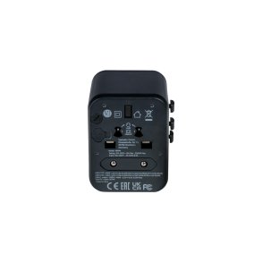 Universal Travel Adapter UTA-02 PD20W/QC / 1xUSB / 1xType-C