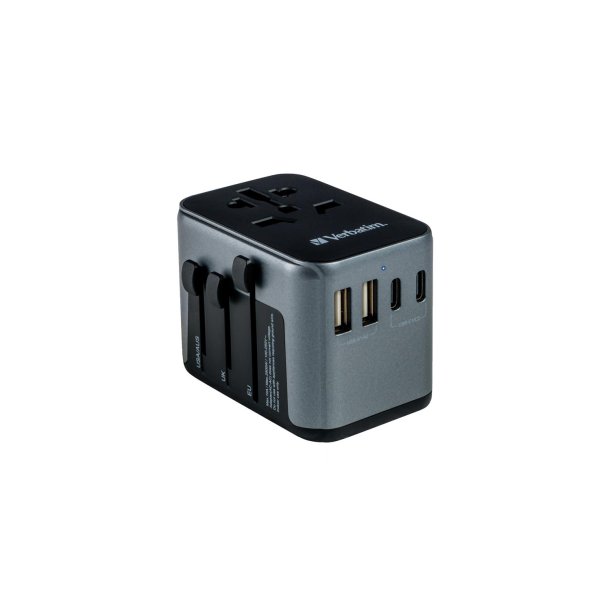 Universal Travel Adapter UTA-03 PD30W/QC / 2xUSB / 2xType-C