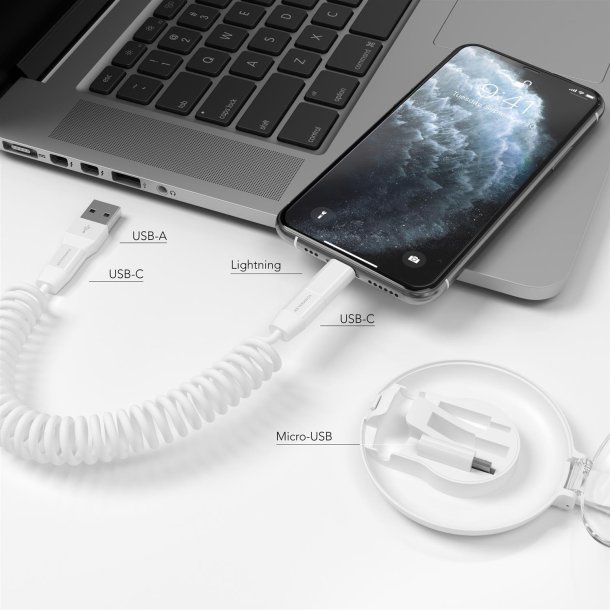 allroundo C - The All-In-One Cable, White