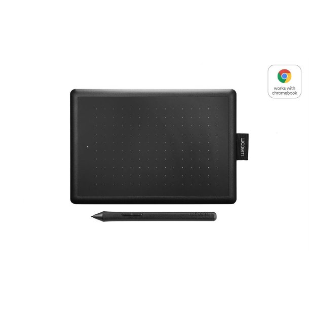 Wacom One Small Pen Tablet, Black/Red