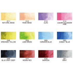 GANSAI TAMBI Aquarel 12 colour set II