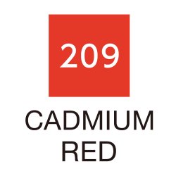 Zig Clean Color Pensel Pen 209 Cadmium rd