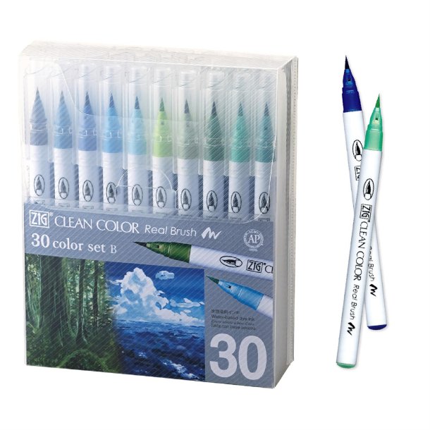 Zig Clean Color Pensel Pen St B m 30stk