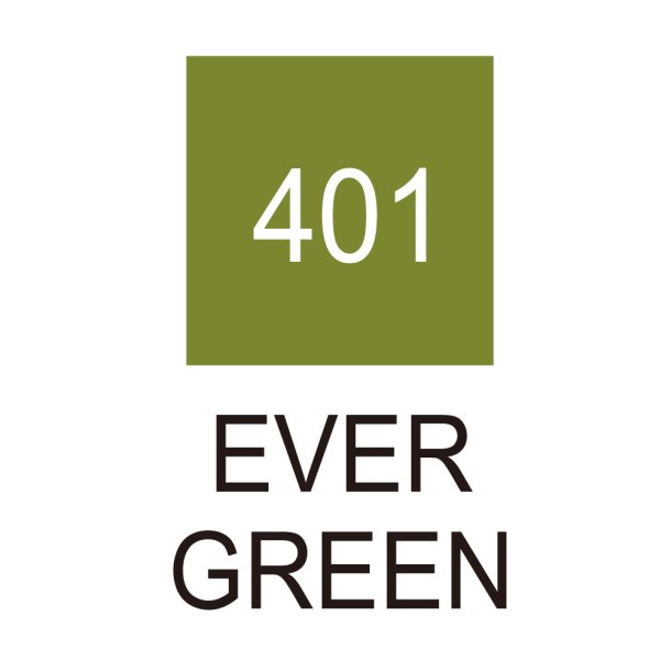 Zig Clean Color Pensel Pen 401 Ever Green