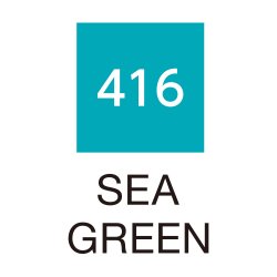 Zig Clean Color Pensel Pen 416 Hav grn