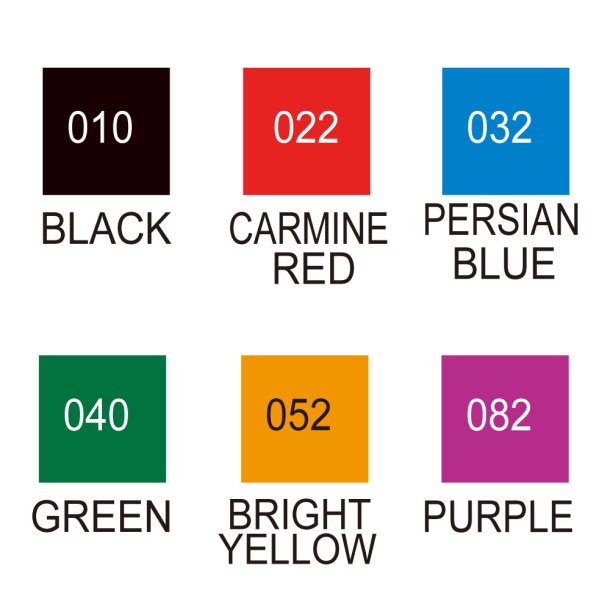 Zig Clean Color Pensel Pen St m. 6 stk