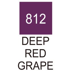 Zig Clean Color Pensel Pen 812 Deep Red Grape