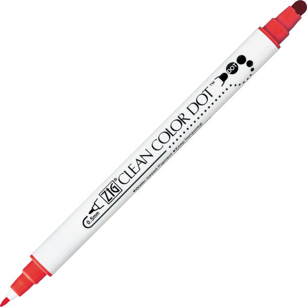Zig Clean Color DOT Pen Red