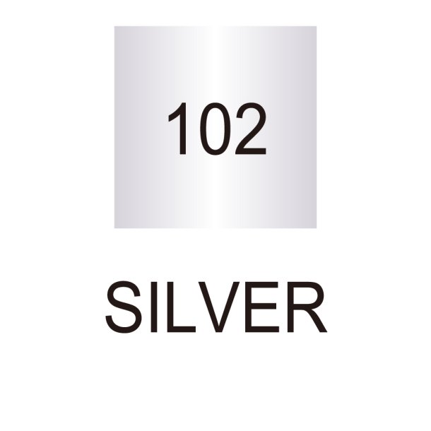 Zig Clean Color DOT Metallic Silver